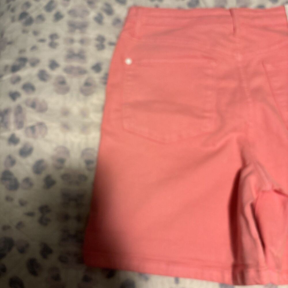 Judy Blue Junior’s Pink Denim Shorts Size XL - Picture 15 of 16